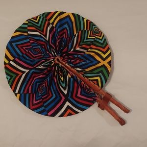 BRAND NEW AFRICAN PRINT FAN